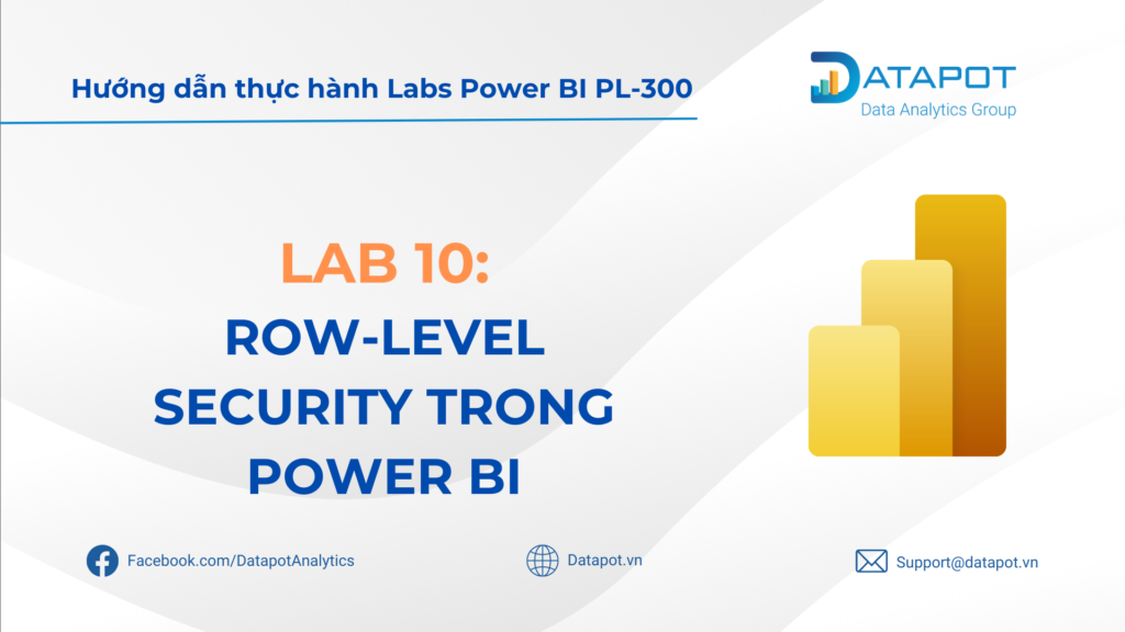 Power BI Lab 10: Cài đặt Row-Level Security