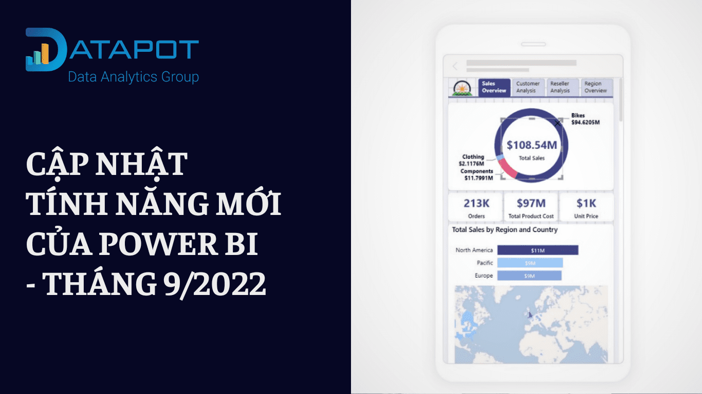 Cập nhật tính năng mới của Power BI Tháng 9/2022